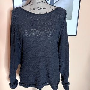 💚We The Free charcoal gray top